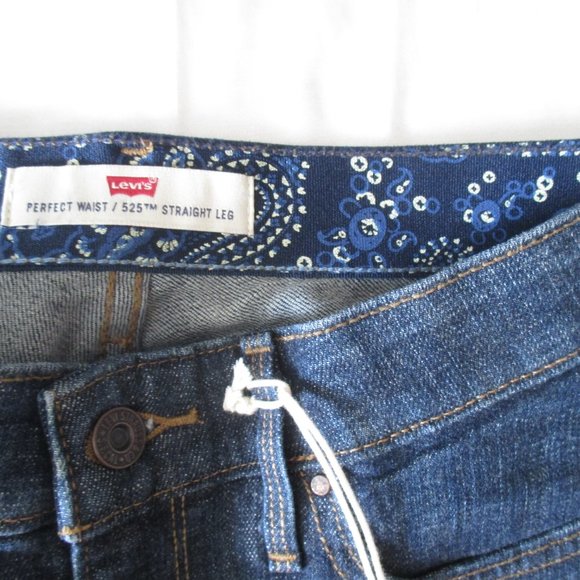 Levi’s 525 Jeans 155630018 Perfect Waist Straight - Picture 7 of 8